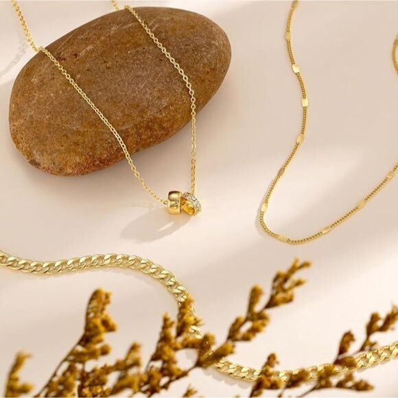 Hypoallergenic Layered Necklaces for Women - Stylish Gift for Any Occasion - Picture 7 of 7